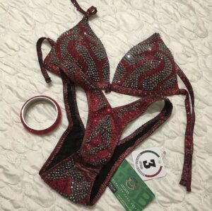 wondermanu costume da gara bikini 